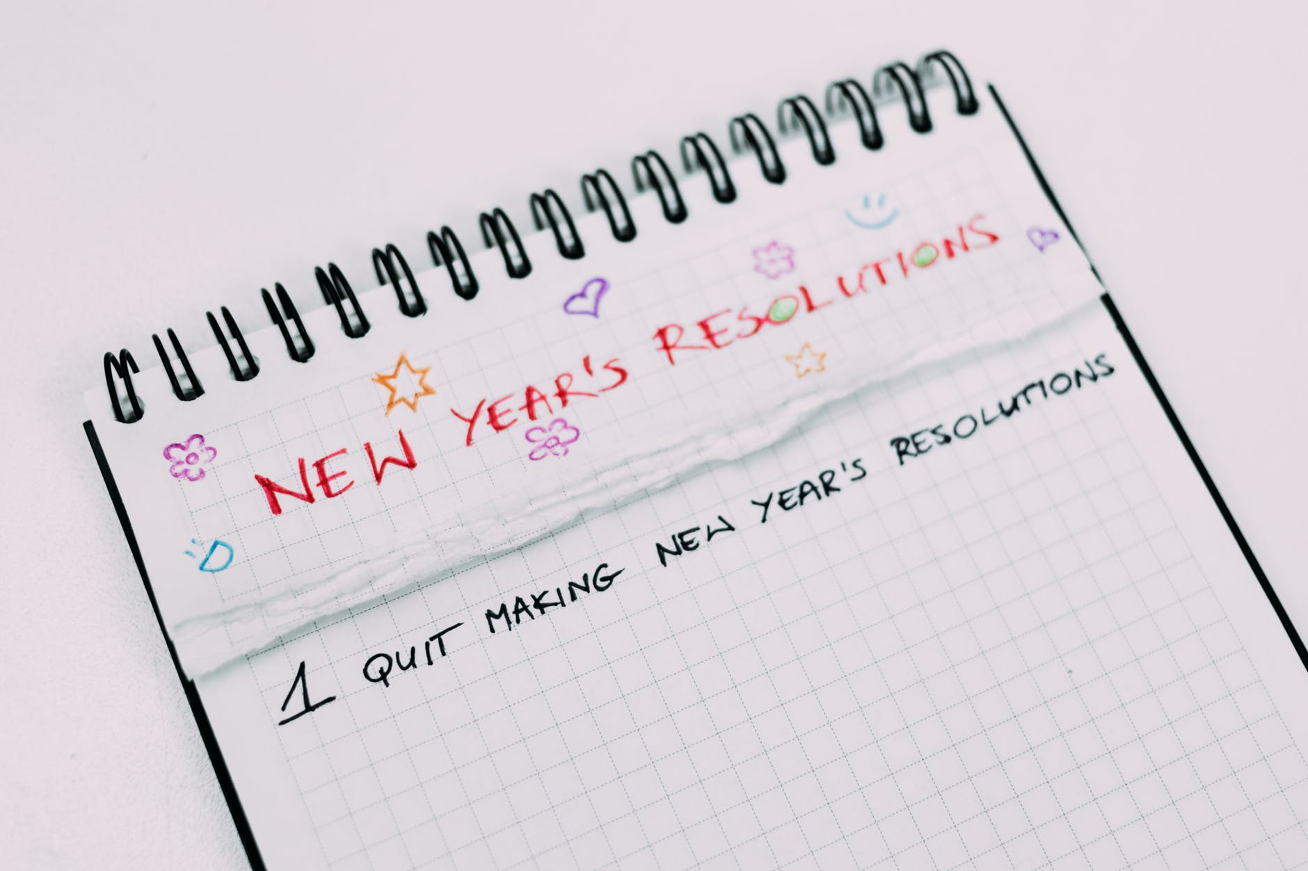2018 New Year’s Resolutions