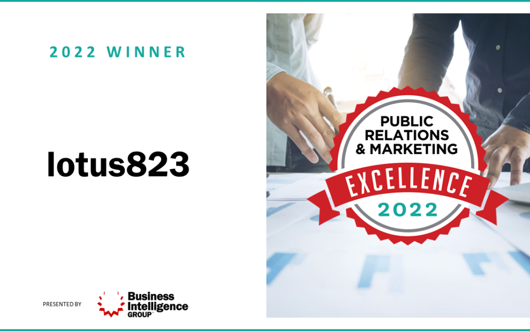lotus823 Receives Business Intelligence Group’s 2022 Public Relations and Marketing Excellence Award