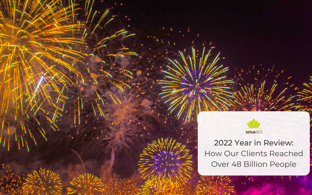 2022 Year in Review: How Our Clients Reached Over 48 Billion People